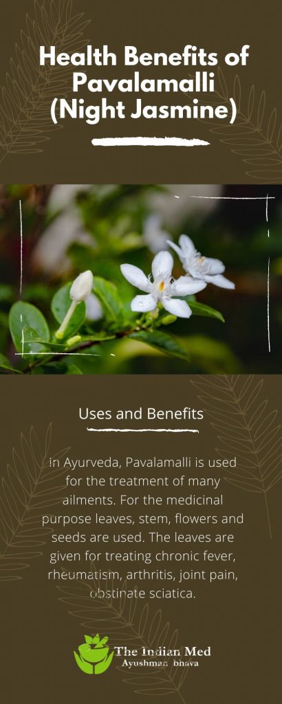 Pavalamalli-benefits